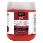 Gel Redutor De Medidas Pimenta Negra Biosoft 750g Soft Hair