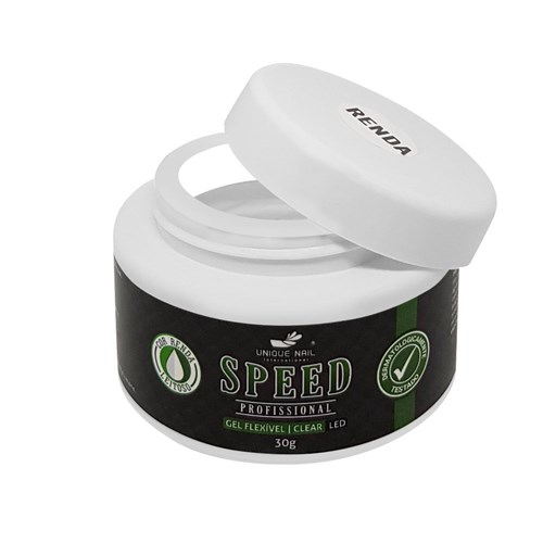Gel Speed Clear Renda Unique Nail Hipoalergenico Led/Uv 30g