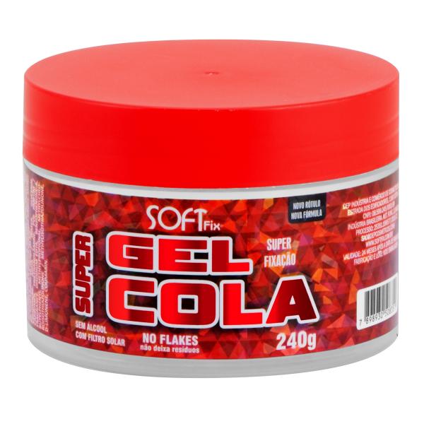 Gel Super Cola S/alcool Pote 240gr Softfix