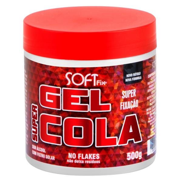 Gel Super Cola S/alcool Pote 500gr Softfix