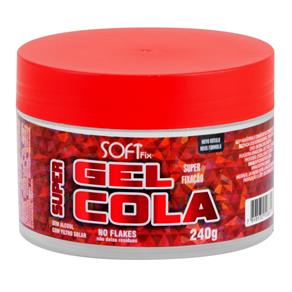 Gel Super Cola Sem Álcool Pote 240Gr Softfix