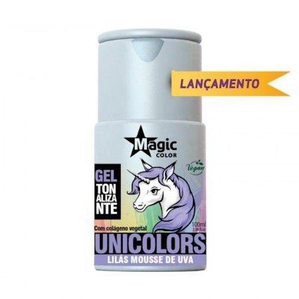 Gel Tonalizante Unicolors Lilás Mousse de Uva 100ml - Magic Color