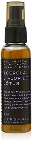 Gel Vegetal Hidratante de Acerola e Flor de Lótus, Bergamia