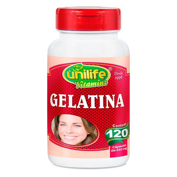 Gelatina 120 Cápsulas Unilife