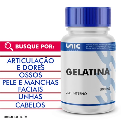 Gelatina 500Mg 60 Cápsulas