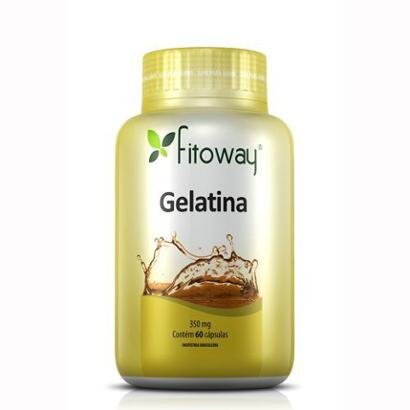 Gelatina 350mg - 60 Cápsulas - Fitoway