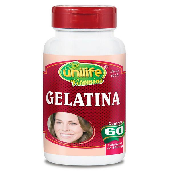 Gelatina 60 Cápsulas 550mg Unilife