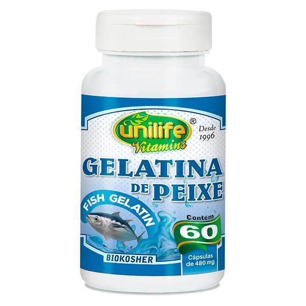 Gelatina de Peixe 60 Cápsulas Unilife