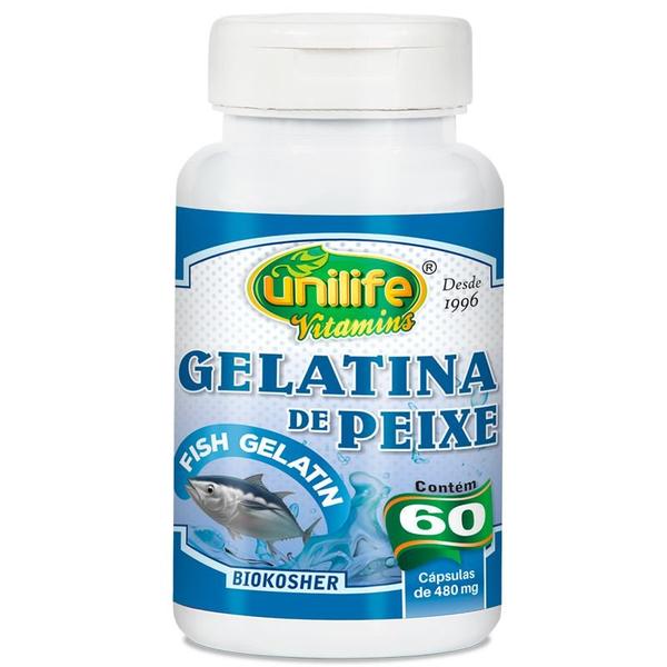 Gelatina de Peixe 60 Cápsulas Unilife