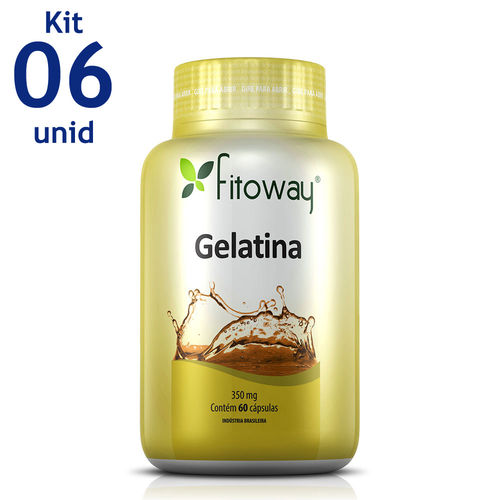 Gelatina Fitoway 350mg 6 Unid. 60 Caps