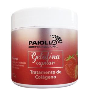 Gelatina Nutritiva Hidratante Capilar Repositora de Colágeno Paiolla ? 500g