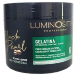 Gelatina para cabelos black pearl - luminositta