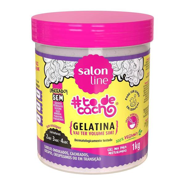 Gelatina Salon Line Todecacho Vai Ter Volume Sim 1 Kg