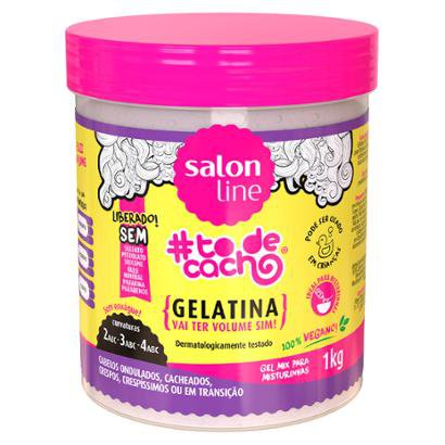 Gelatina Salon Line #TodeCacho Vai Ter Volume Sim 1Kg