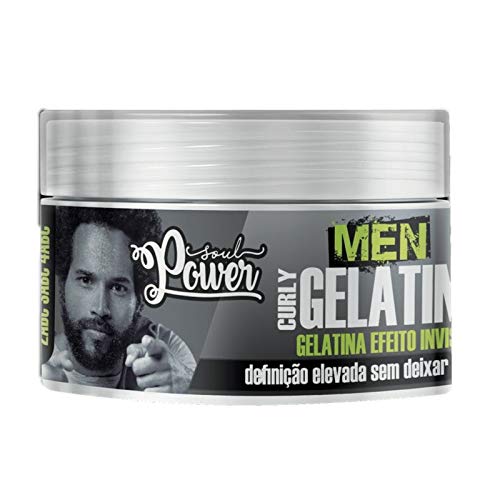# Gelatina Soul Power Men Curly Gelatine Invisível 250gr
