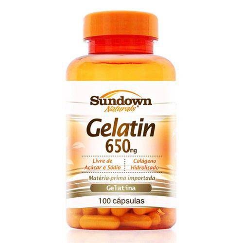 Gelatina Sundown Gelatin 650mg C/ 100 Cápsulas