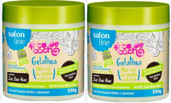2 Gelatina Verde não Sai da Minha Cabeça! 550g - Salon Line