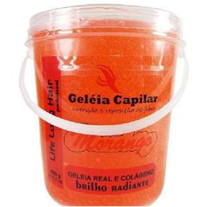 Geleia Capilar Hidratante Morango Repositor Colágeno 450 Gr