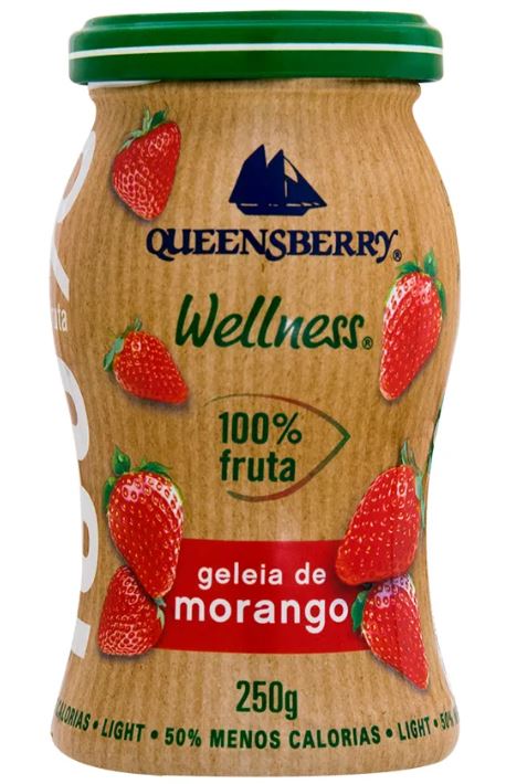 Geleia de Morango 100% Fruit QUEENSBERRY - 250g