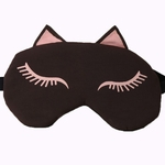 Gelo Unisex Hot Pack Olhos De Gato Bonitos Blinder Shade Sleeping Mask Cover Blindfold