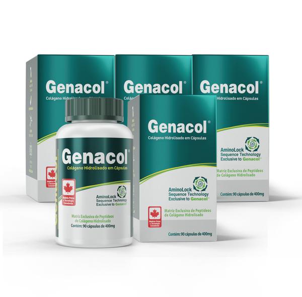 Genacol - Colágeno Ultra Hidrolisado em Cápsulas - 4 Unidades
