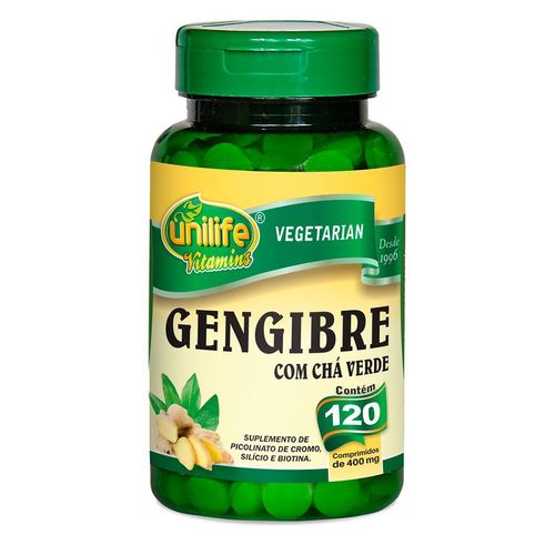 Gengibre com Chá Verde 120 Comprimidos