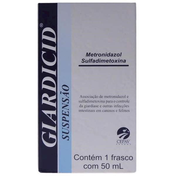 Giardicid Suspensão 50ml - Cepav