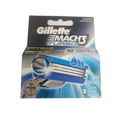 Gillette Carga para Aparelho Mach3 Turbo C/2