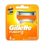 Gillette Fusion 5 Refil 4 Unidades