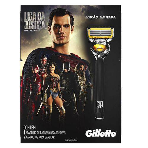 Gillette Fusion Proshield Edição Especial Liga da Justiça
