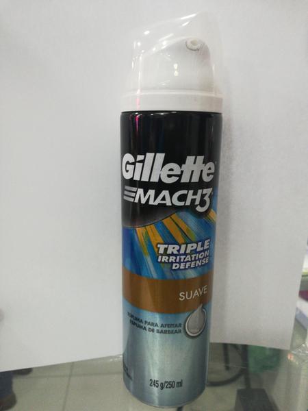Gillette Mach3 Refresh Espuma de Barbear 245g