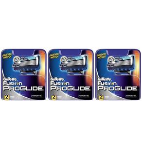 Gillette Proglide Carga Regular com 2 - Kit com 03