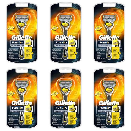 Gillette Proshield Aparelho de Barbear C/1 (kit C/06)