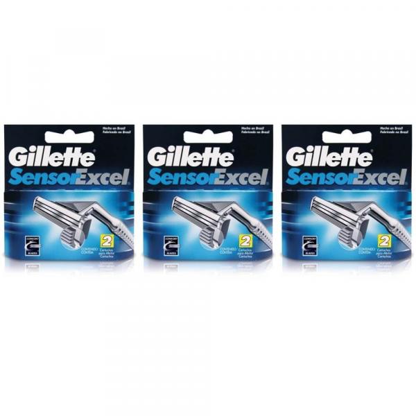 Gillette Sensor Excel Carga C/2 (Kit C/03)