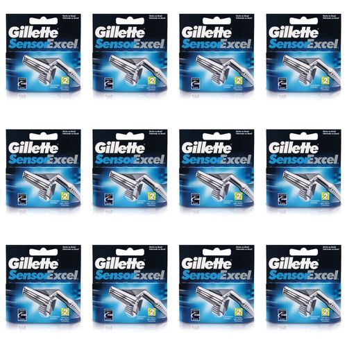 Gillette Sensor Excel Carga C/2 (kit C/12)