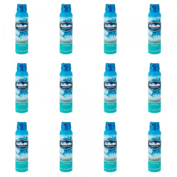 Gillette Ultimate Fresh Desodorante Aerosol Jato Seco 150ml (Kit C/12)