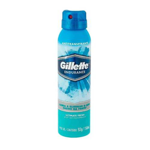 Gillette Ultimate Fresh Desodorante Aerosol Jato Seco 150ml