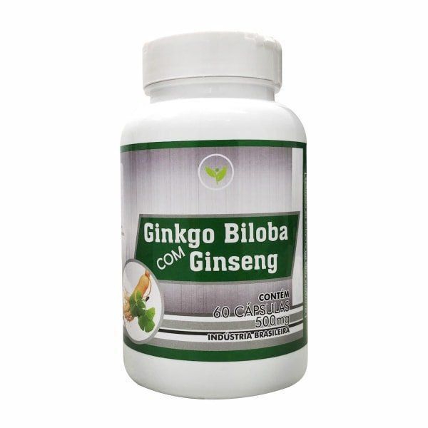 Ginkgo Biloba com Ginseng - 60 Cápsula - Vida Natural