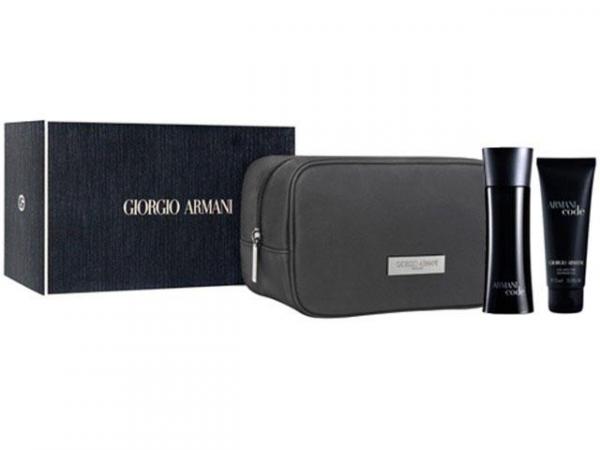 Giorgio Armani Code Coffret Perfume Masculino Edt - 75ml + 1 Gel de Banho 75ml + 1 Nécessaire