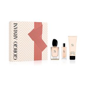 Giorgio Armani Coffret Si Kit - Eau de Parfum + Travel Size + Loção Corporal Kit