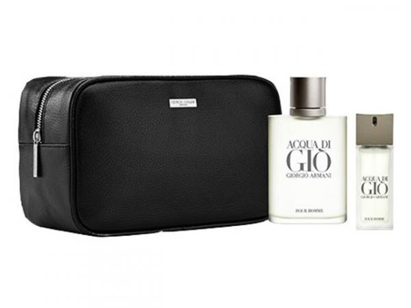 Giorgio Armani Perfume Masculino - Acqua Di Gio Pour Homme Edt 100 Ml + Miniatura