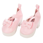 Girl Doll Pink Bow Verão amarrar os sapatos Toy para 30 centímetros boneca