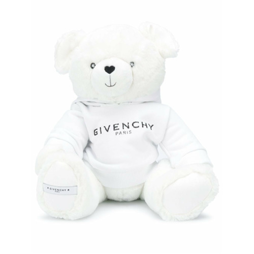 Givenchy Kids Moletom de Capuz com Estampa de Logo Teddy Bear - Branco