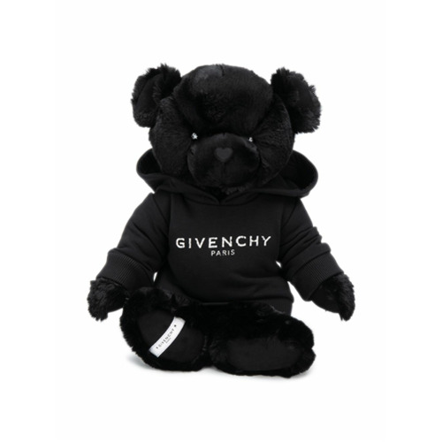 Givenchy Kids Moletom Teddy Bear com Capuz - Preto