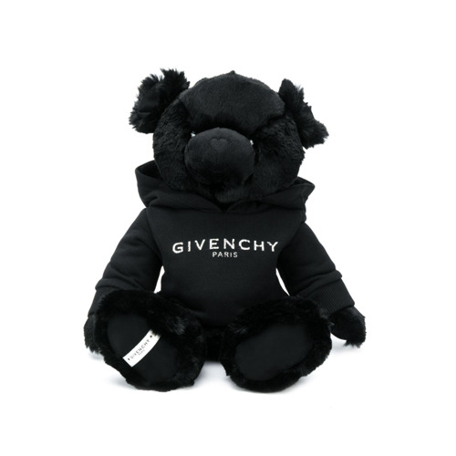 Givenchy Kids Urso de Pelúcia com Logo - Preto