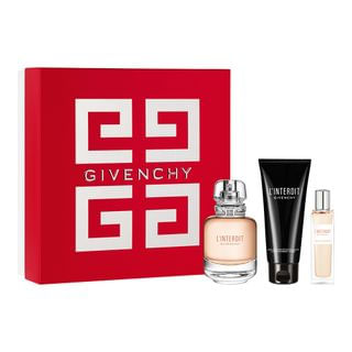 Givenchy L’Interdit Kit – 1 Perfume Feminino L’Interdit EDT 80ml + 1 Perfume Feminino EDT 15ml + 1 Hidratante Corporal L’Interdit 75ml Kit