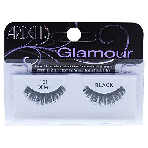 Glamour Lashes - # 101 Black By Ardell For Women - 1 Pair Eyelashes