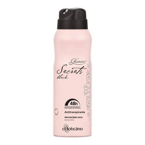 Glamour Secrets Black Desodorante Antitranspirante Aerosol - 75g