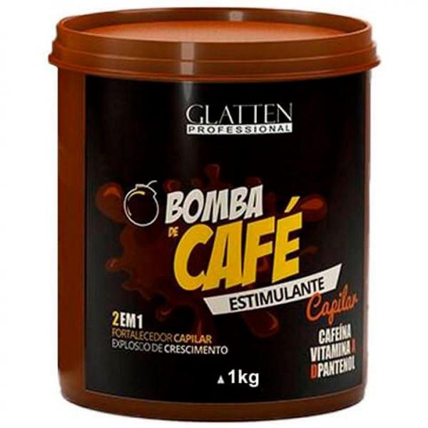 Glatten Bomba de Café Máscara Estimulante Capilar 1kg