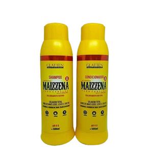 Glatten Maizzena - Kit Alisante Shampoo e Condicionador